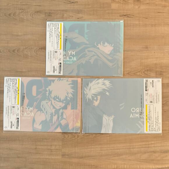 5 My Hero Academia Anime Ichiban Kuji Prize Visual Art Sheet Clear File Poster - Picture 9 of 10